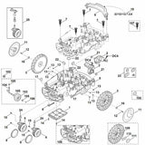 STIHL 6309-763-2700 Radachse positie 104 technische tekening