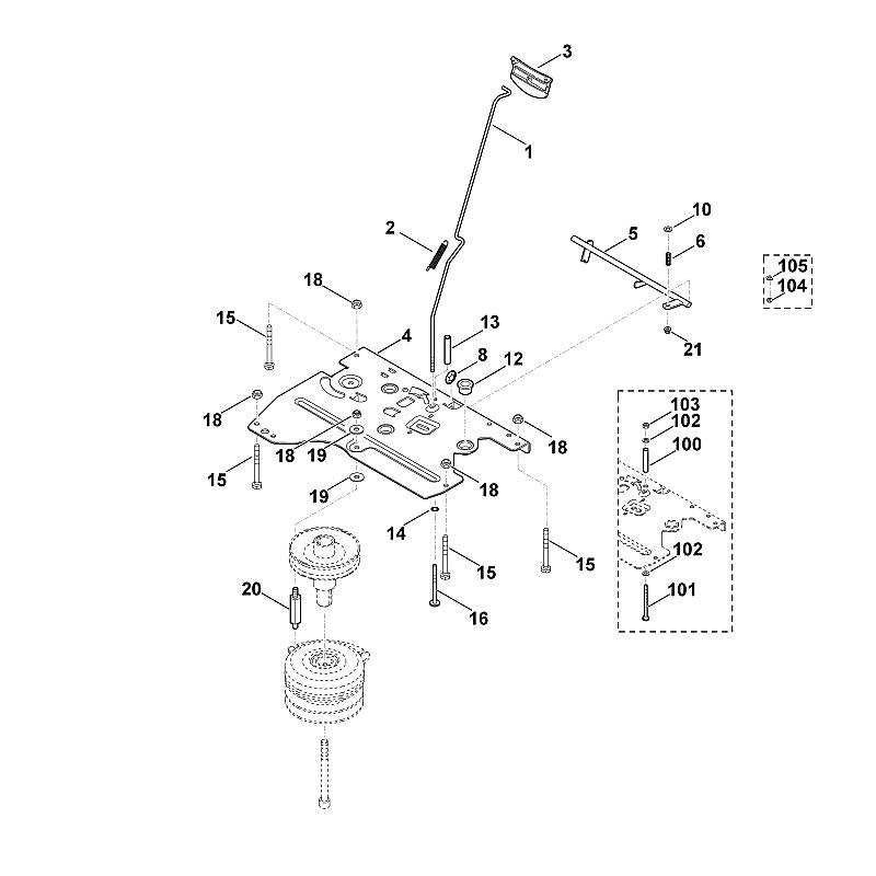 STIHL 6170-704-1810 Bolzen positie 20 technische tekening