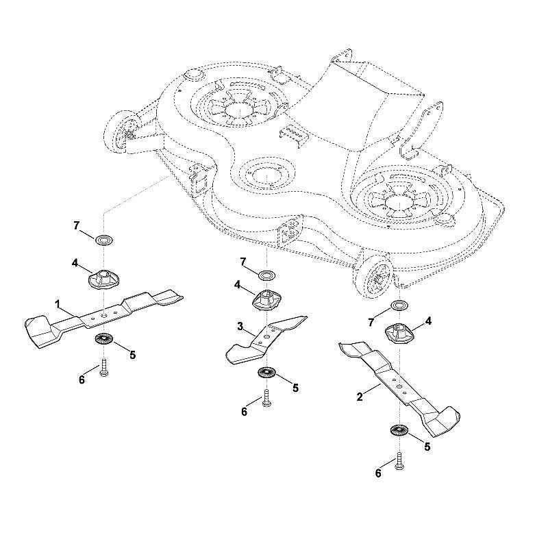 STIHL 6170-702-0105 Messer rechts positie 1 technische tekening