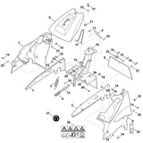STIHL 6380-703-5111 Zugfeder positie 3 technische tekening
