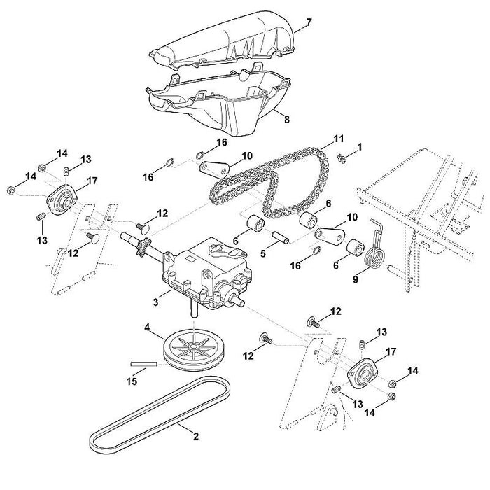 STIHL 6380-764-3300 Platte positie 10 technische tekening
