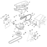 STIHL 6380-706-0825 Schutzhaube Unterteil positie 8 technische tekening