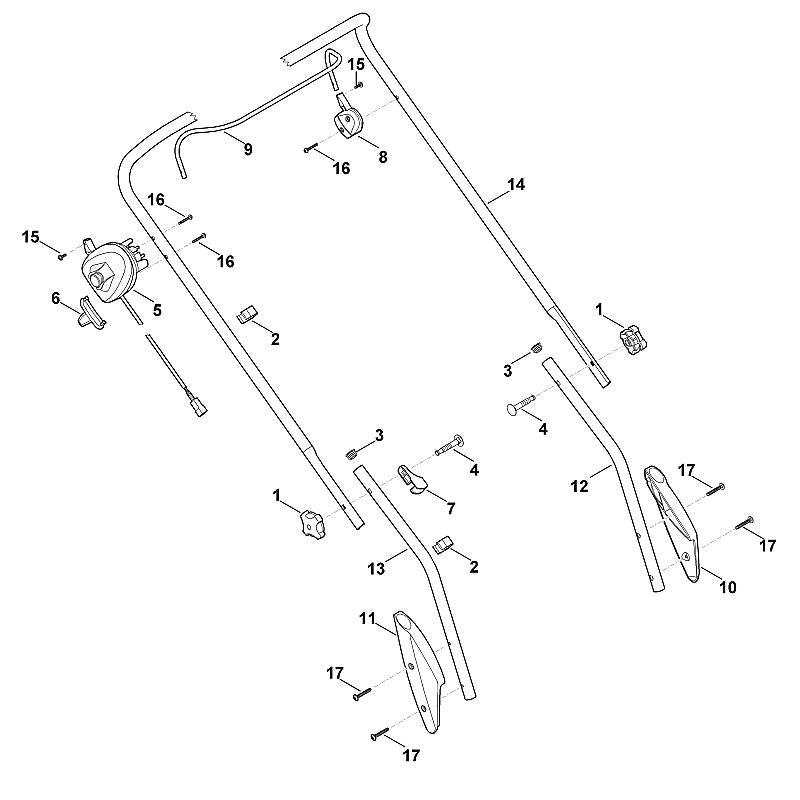 STIHL 0000-703-3705 Schraube M8x50 positie 4 technische tekening