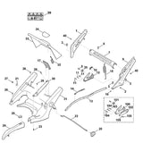 STIHL 6375-780-3193 Rastsegment positie 12 technische tekening