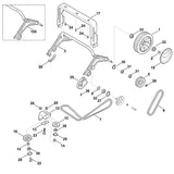 STIHL 6290-704-8200 Lagerbuchse positie 14 technische tekening