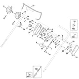 STIHL 6290-703-6600 Griff positie 5 technische tekening
