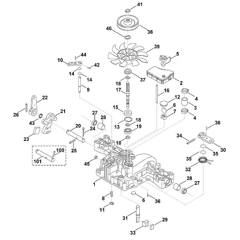 STIHL 0010-643-1800 Scheibe positie 40 technische tekening