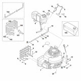 STIHL 6395-350-0500 Tankverschluss positie 10 technische tekening