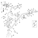 STIHL 6380-180-1120 Gaszug positie 10 technische tekening