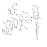 STIHL 6300-400-1900 Winkelsteckverbinder (10 Stück) positie 7 technische tekening