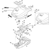 STIHL 6300-405-2100 Adapter positie 2 technische tekening