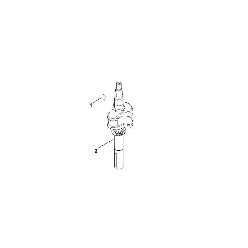 STIHL 0002-030-0403 Kurbelwelle positie 2 technische tekening