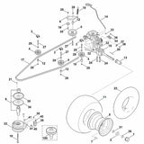 STIHL 9045-348-9052 Zylinderschraube 7/16"x5,5" positie 10 technische tekening