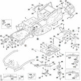 STIHL 6170-760-0891 Spannarm kpl. positie 101 technische tekening