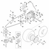 STIHL 9008-319-1960 Sechskantschraube M8x55 positie 27 technische tekening