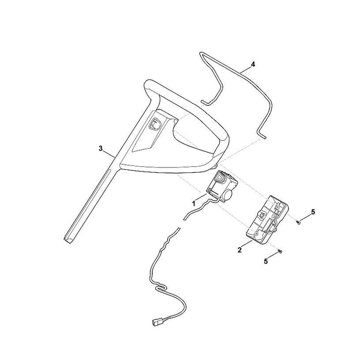 STIHL 6320-703-3505 Abdeckung positie 2 technische tekening