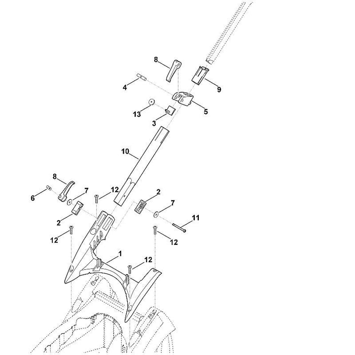 STIHL 6320-763-0900 Scheibe positie 7 technische tekening