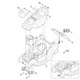 STIHL 6320-706-5610 Motorhaube positie 6 technische tekening