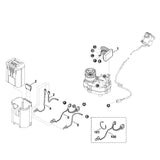 STIHL 6320-430-1400 Elektronik Modul positie 1 technische tekening