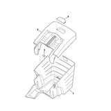 STIHL 6320-760-2100 Grasfangkorboberteil kpl. positie 2 technische tekening