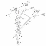 STIHL 6241-716-6500 Klemmstück positie 11 technische tekening