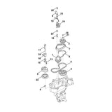 STIHL 6241-711-5010 Keilriemen positie 8 technische tekening