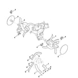 STIHL 6242-740-3900 Schutzscheibe positie 5 technische tekening
