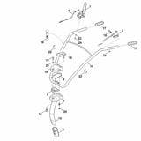 STIHL 6241-967-4405 Aufkleber positie 16 technische tekening
