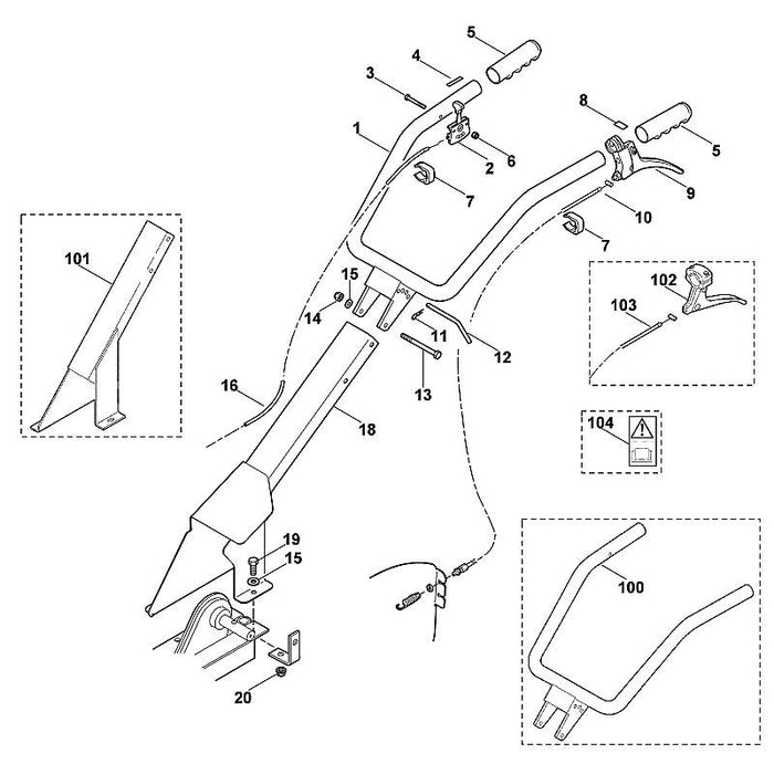 STIHL 9291-020-0180 Scheibe 8,4 positie 15 technische tekening