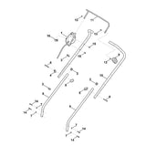 STIHL 6311-760-5200 Lagerung positie 8 technische tekening