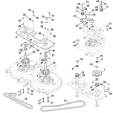 STIHL 6170-764-0910 Zahnriemen doppelseitig positie 13 technische tekening
