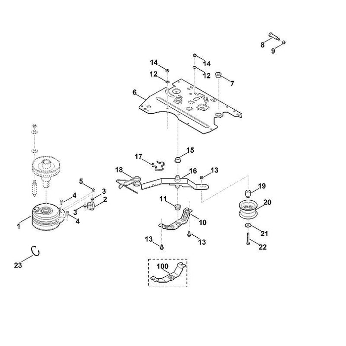 STIHL 9289-003-0190 Scheibe 9 positie 21 technische tekening