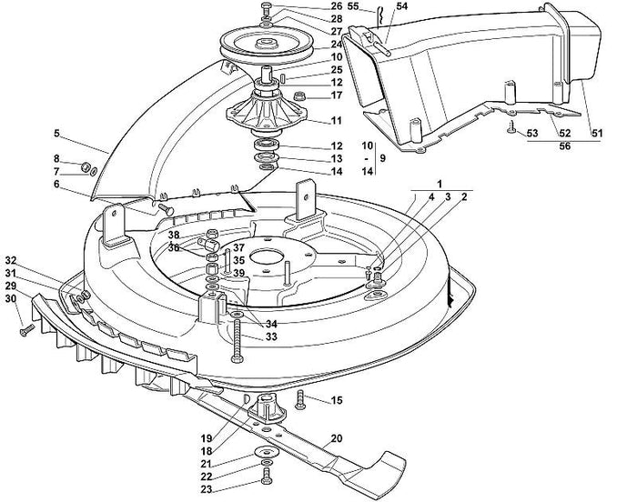 STIHL 9307-020-0200 Scheibe 10,5 positie 22 technische tekening