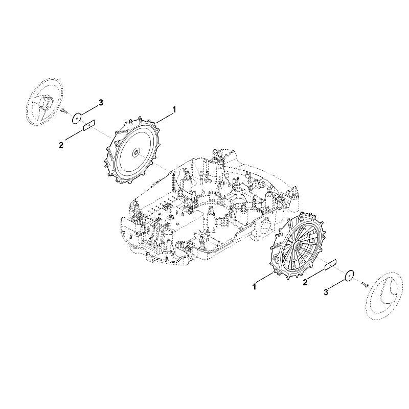 STIHL 6309-403-2300 Halter positie 3 technische tekening