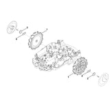 STIHL 6309-403-2300 Halter positie 3 technische tekening