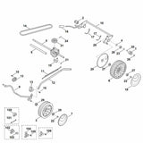 STIHL 6350-704-2702 Halter positie 15 technische tekening