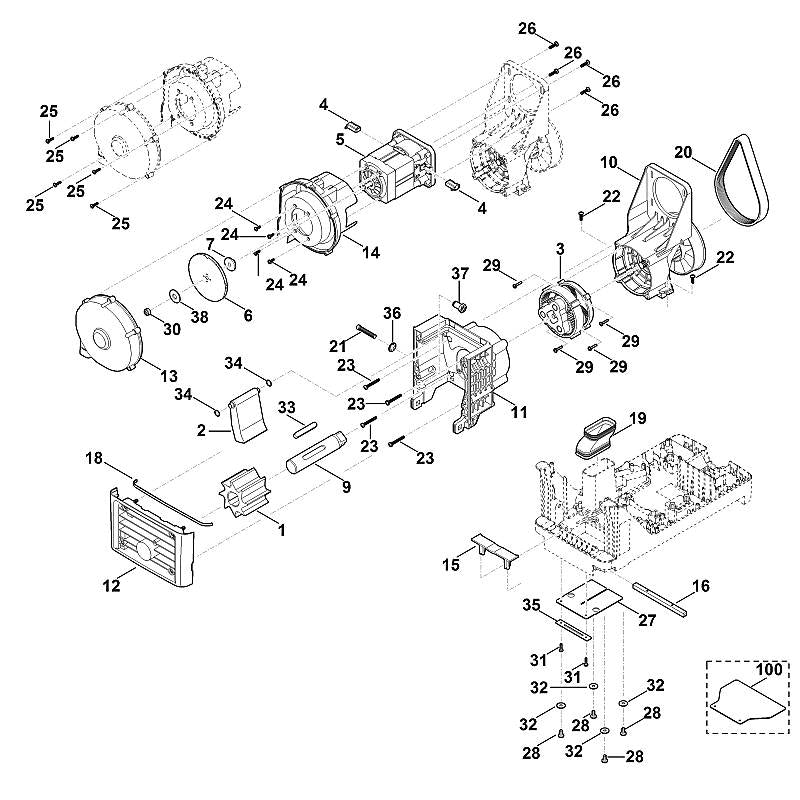 STIHL 6013-701-1605 Einsatz positie 15 technische tekening