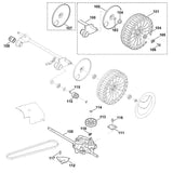 STIHL 6375-704-2700 Halter positie 112 technische tekening