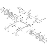 STIHL 6383-700-0435 Rad kpl. positie -1 technische tekening