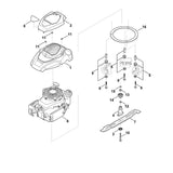 STIHL 6383-967-3830 Typenbezeichnung MB 4 RV positie 8 technische tekening