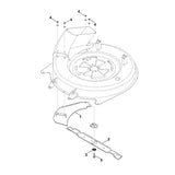 STIHL 6907-760-8320 Mulcheinsatz positie 1 technische tekening