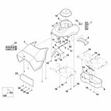 STIHL 9220-260-0700 Sechskantmutter M5 positie 19 technische tekening