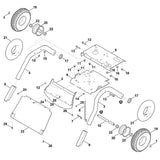 STIHL 9027-068-1820 Flachrundschraube M8x20 positie 11 technische tekening