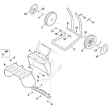 STIHL 9104-003-5020 Schneidschraube P6x50 positie 11 technische tekening