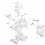 STIHL 6301-400-1500 Druckstück (STOP) positie 2 technische tekening