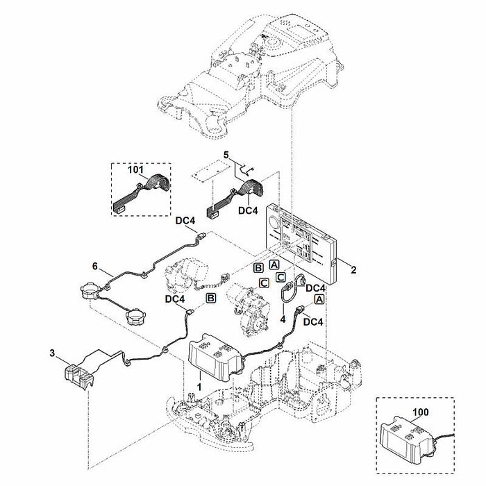 STIHL 6301-400-6529 AAI 50.2 positie 1 technische tekening