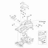 STIHL 6301-967-3810 Typenbezeichnung MI 422 P positie 9 technische tekening