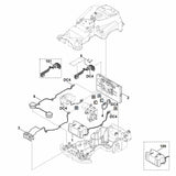 STIHL 6301-430-1478 Elektronikmodul positie 2 technische tekening