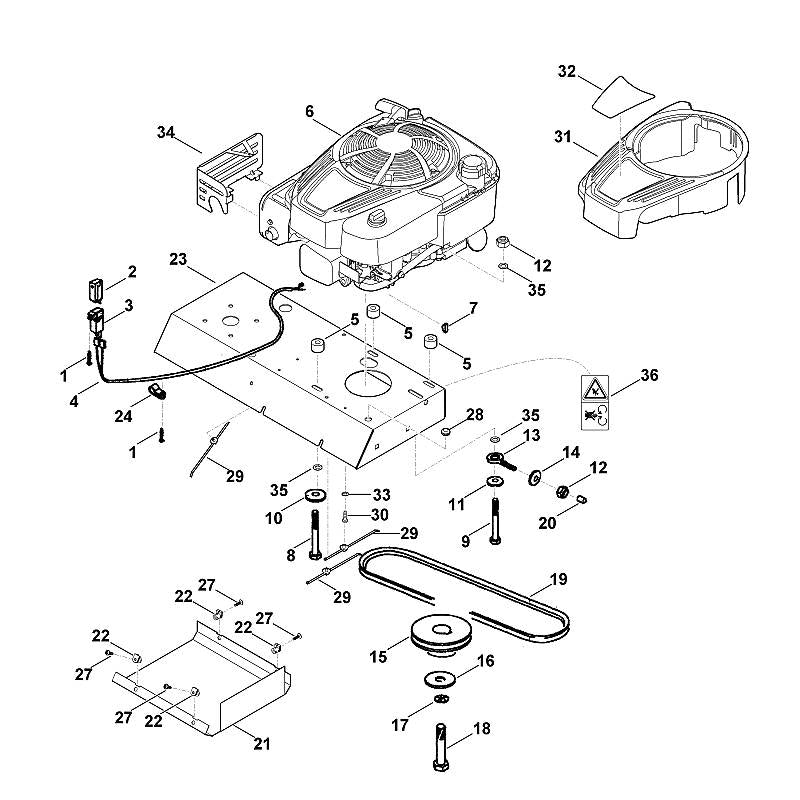 STIHL 6001-706-8211 Schutzblech positie 34 technische tekening
