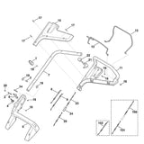 STIHL 6358-706-0736 Abdeckung positie 10 technische tekening